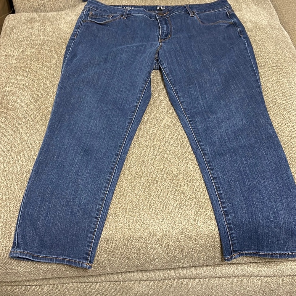 a.n.a skinny ankle jeans like new size 16p
